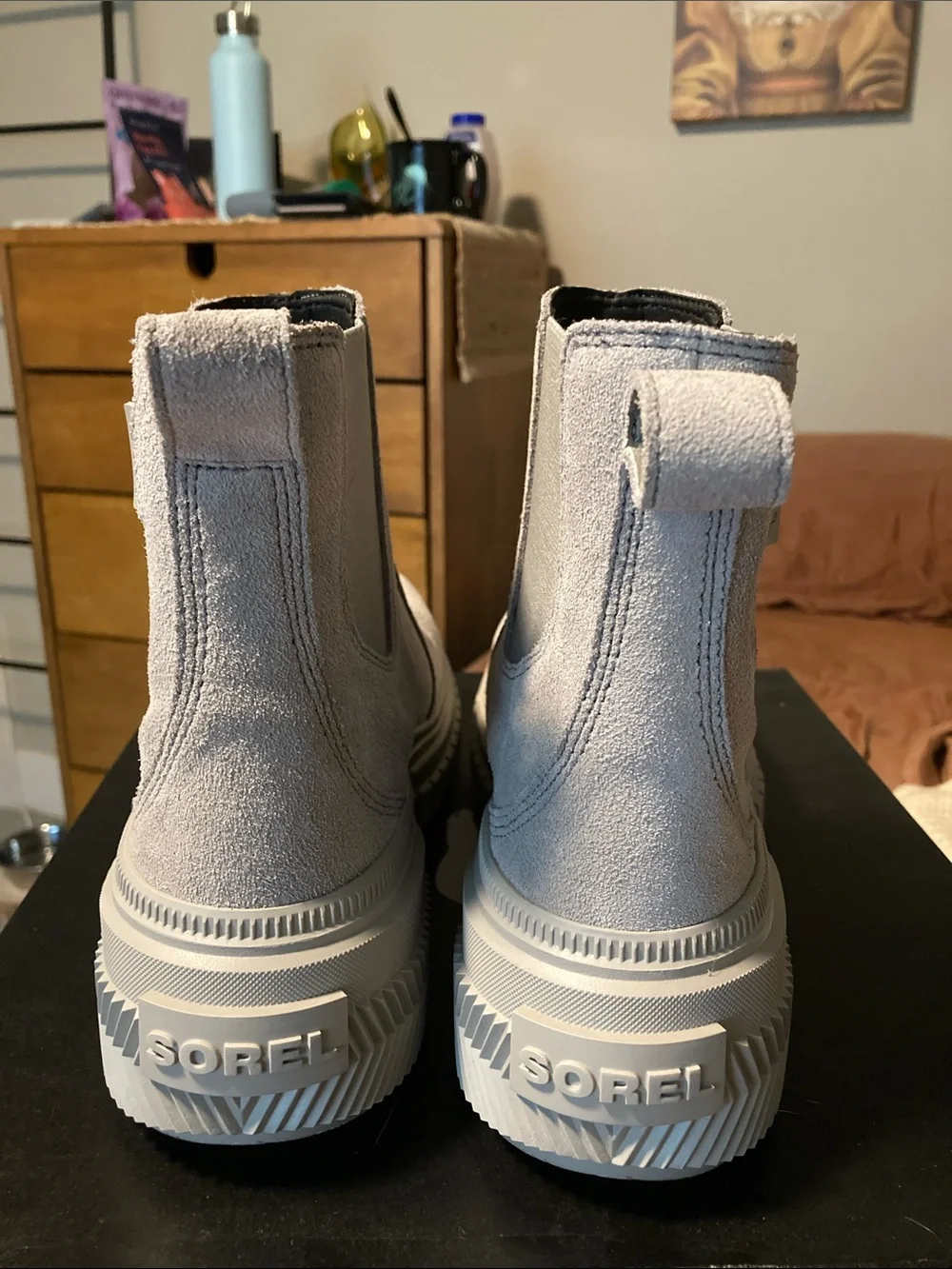 Sorel waterproof suede